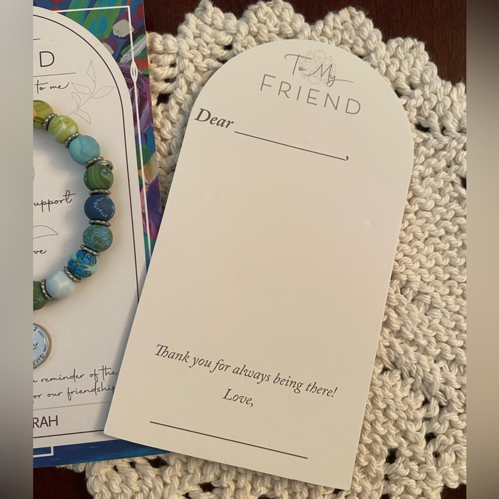 Colorful Artisan Beaded Friendship Bracelet 
Giftable - Picture 6 of 9